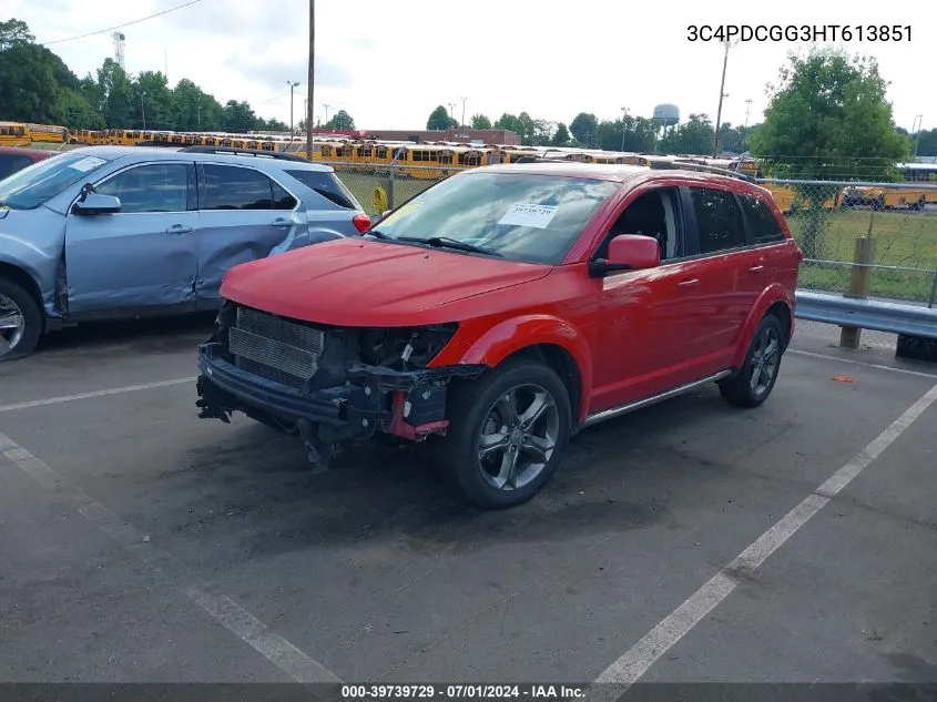 3C4PDCGG3HT613851 2017 Dodge Journey Crossroad Plus