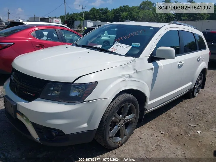 2017 Dodge Journey Crossroad Plus Awd VIN: 3C4PDDGG2HT541997 Lot: 39763377