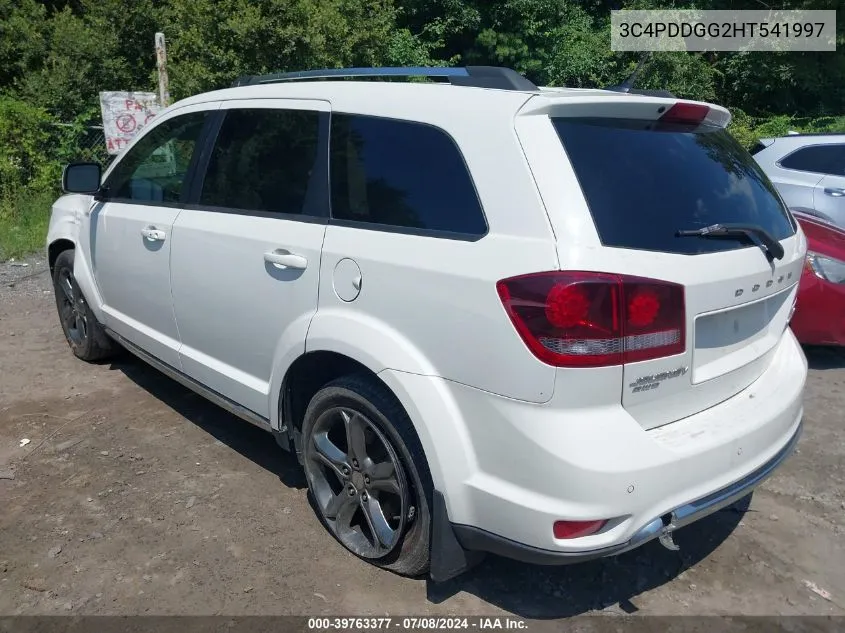 2017 Dodge Journey Crossroad Plus Awd VIN: 3C4PDDGG2HT541997 Lot: 39763377