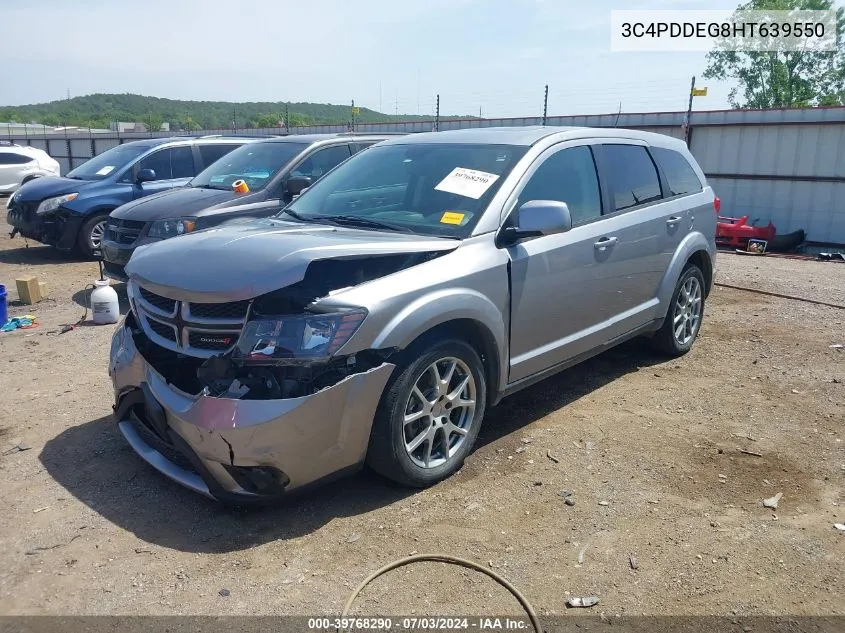 3C4PDDEG8HT639550 2017 Dodge Journey Gt Awd