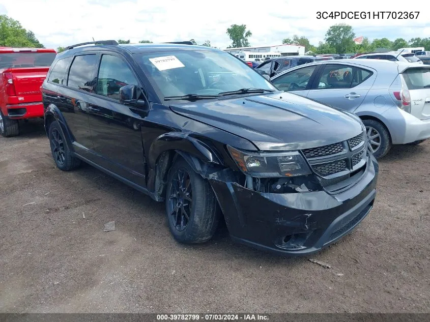 2017 Dodge Journey Gt VIN: 3C4PDCEG1HT702367 Lot: 39782799