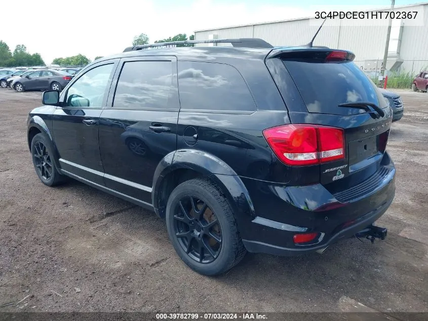 3C4PDCEG1HT702367 2017 Dodge Journey Gt