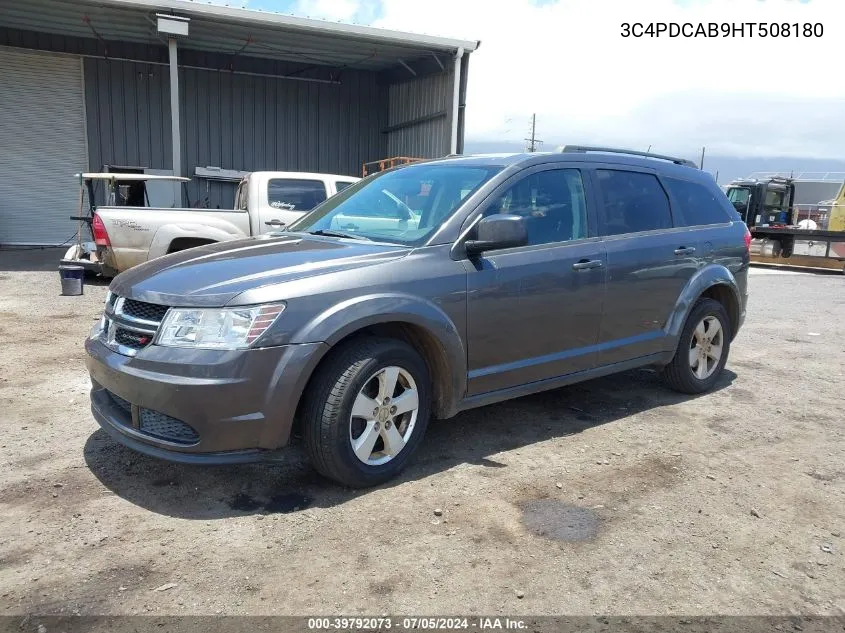 2017 Dodge Journey Se VIN: 3C4PDCAB9HT508180 Lot: 39792073