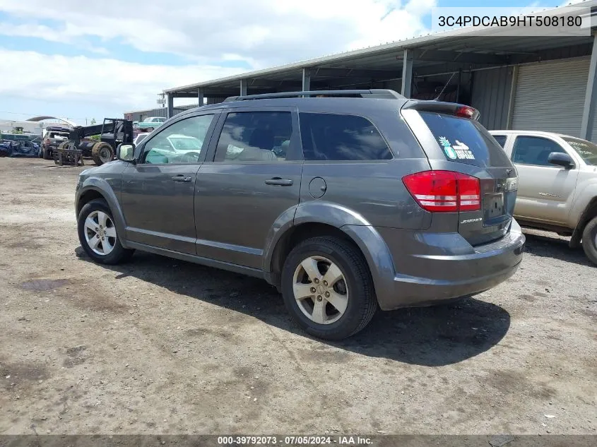 2017 Dodge Journey Se VIN: 3C4PDCAB9HT508180 Lot: 39792073