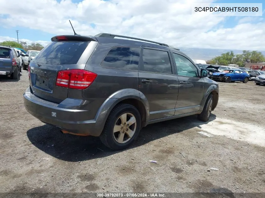 2017 Dodge Journey Se VIN: 3C4PDCAB9HT508180 Lot: 39792073