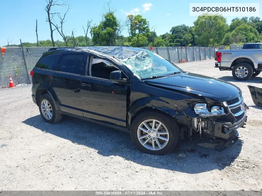 3C4PDCBG6HT510186 2017 Dodge Journey Sxt