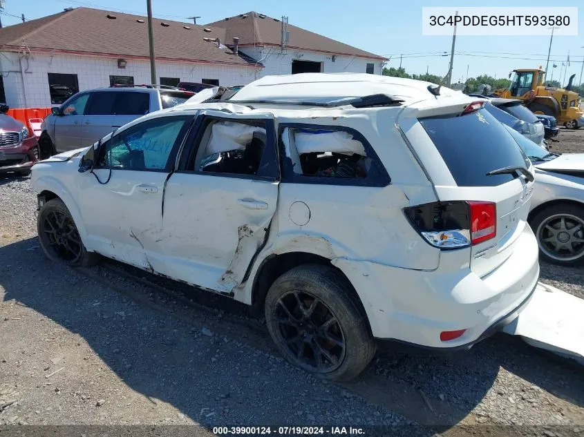 3C4PDDEG5HT593580 2017 Dodge Journey Gt Awd