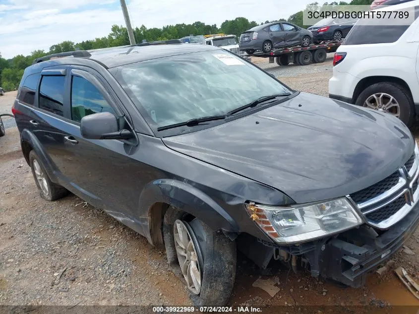 3C4PDDBG0HT577789 2017 Dodge Journey Sxt Awd