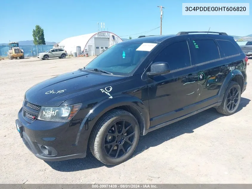 2017 Dodge Journey Gt Awd VIN: 3C4PDDEG0HT606820 Lot: 39971439