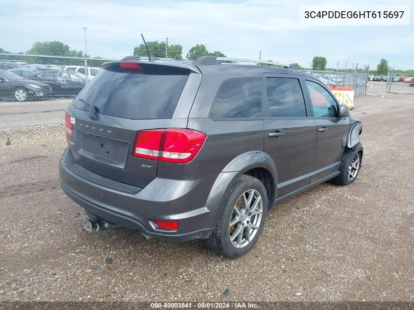 3C4PDDEG6HT615697 2017 Dodge Journey Gt Awd