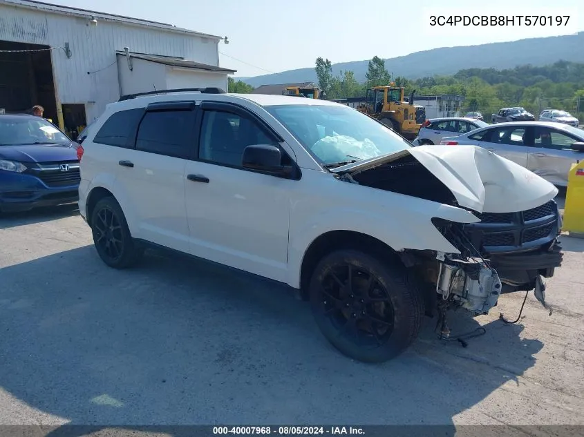 3C4PDCBB8HT570197 2017 Dodge Journey Sxt