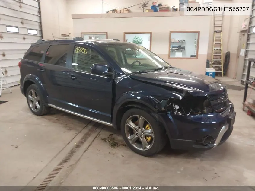 2017 Dodge Journey Crossroad Plus Awd VIN: 3C4PDDGG1HT565207 Lot: 40008506