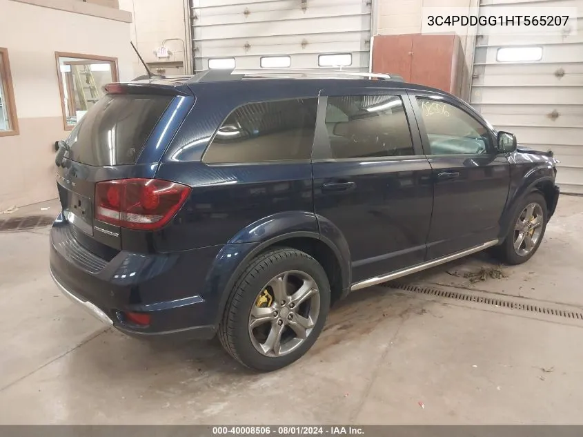 2017 Dodge Journey Crossroad Plus Awd VIN: 3C4PDDGG1HT565207 Lot: 40008506