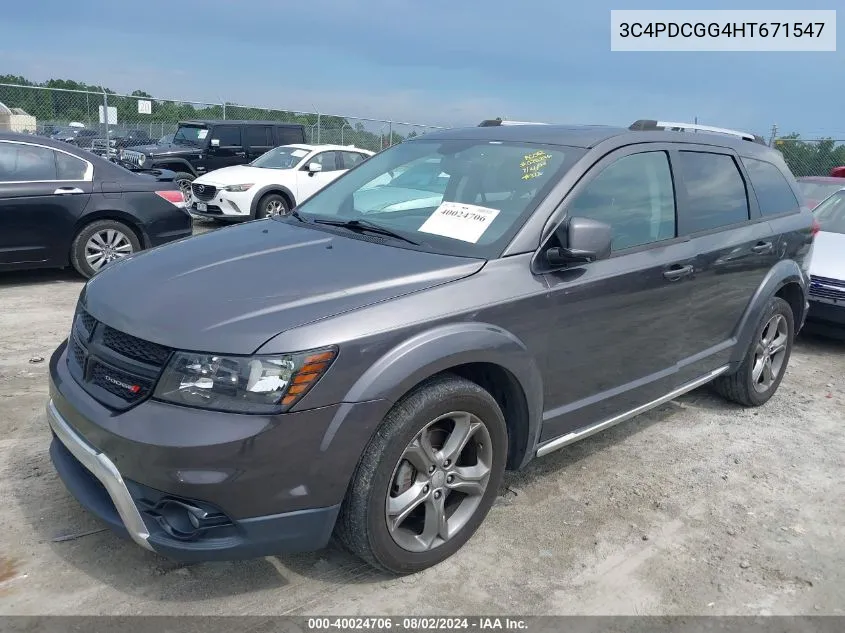 3C4PDCGG4HT671547 2017 Dodge Journey Crossroad Plus