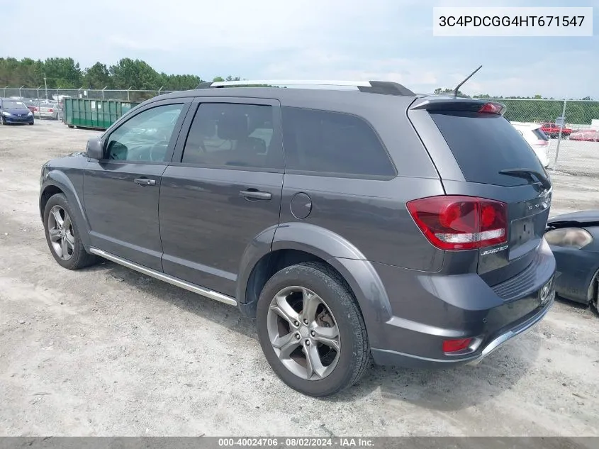 3C4PDCGG4HT671547 2017 Dodge Journey Crossroad Plus