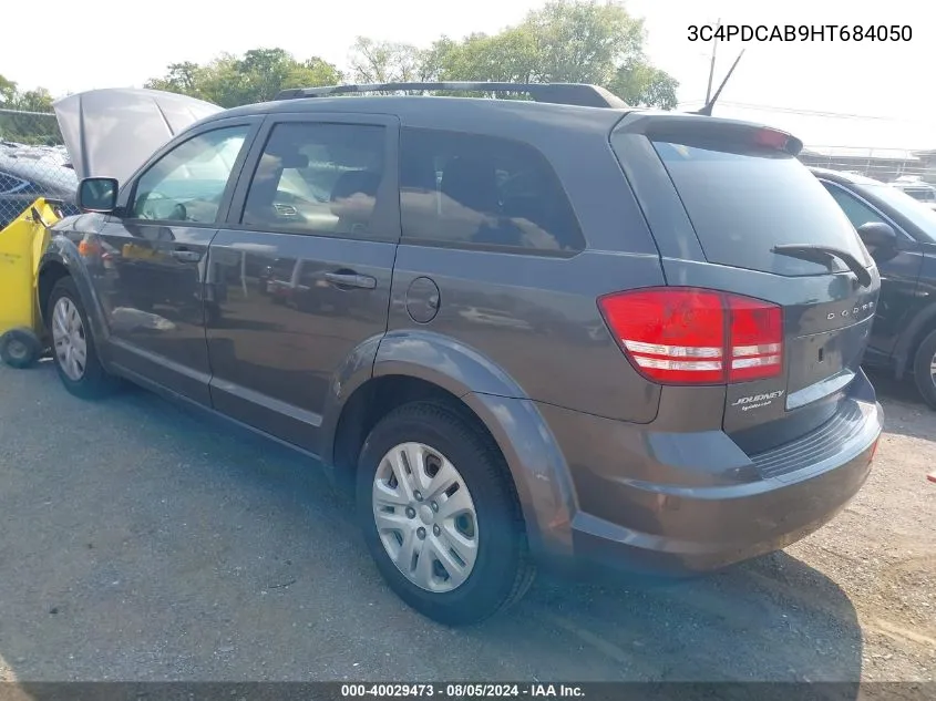 3C4PDCAB9HT684050 2017 Dodge Journey Se