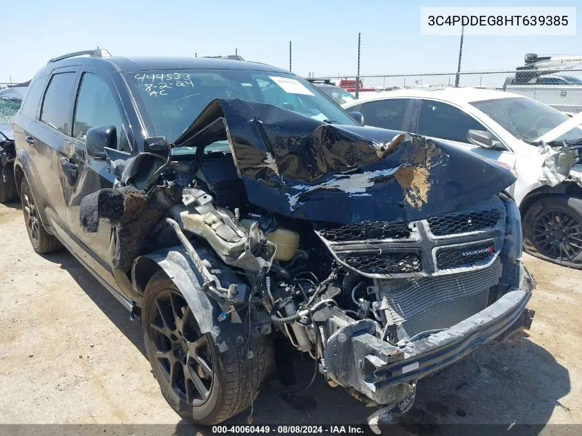 3C4PDDEG8HT639385 2017 Dodge Journey Gt Awd