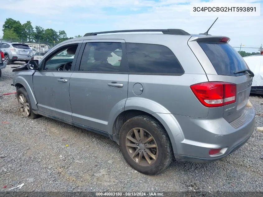 3C4PDCBG2HT593891 2017 Dodge Journey Sxt