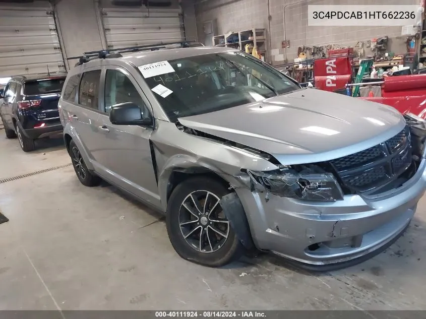 3C4PDCAB1HT662236 2017 Dodge Journey Se