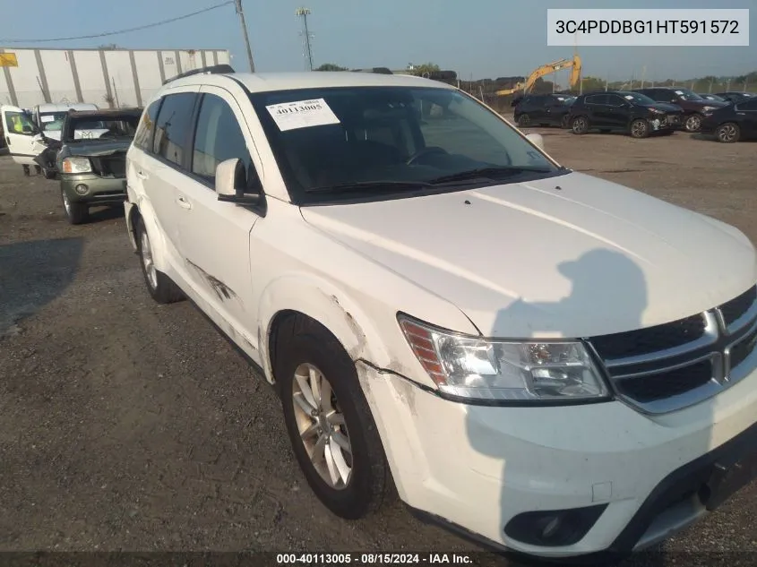 2017 Dodge Journey Sxt Awd VIN: 3C4PDDBG1HT591572 Lot: 40113005