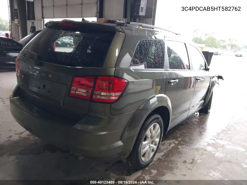 3C4PDCAB5HT582762 2017 Dodge Journey Se