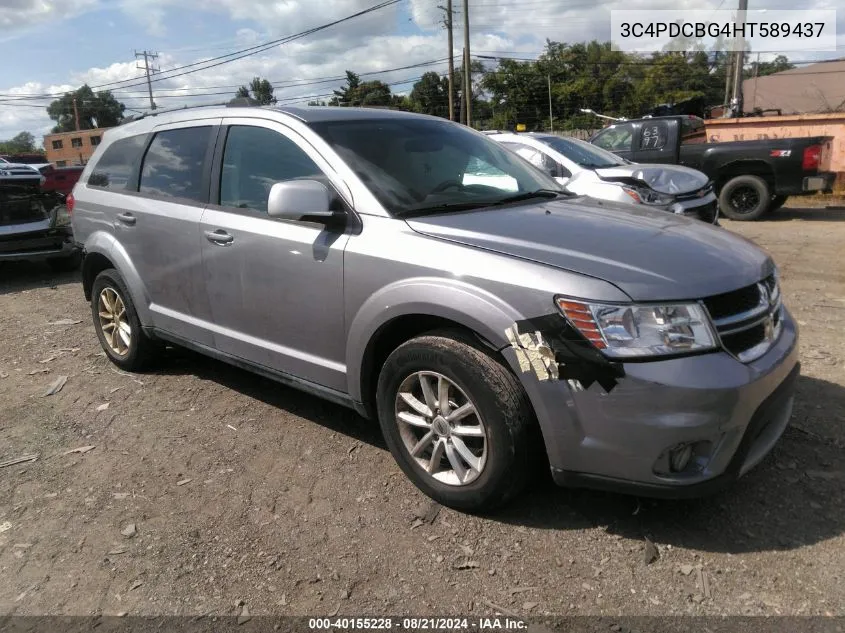 2017 Dodge Journey Sxt VIN: 3C4PDCBG4HT589437 Lot: 40155228