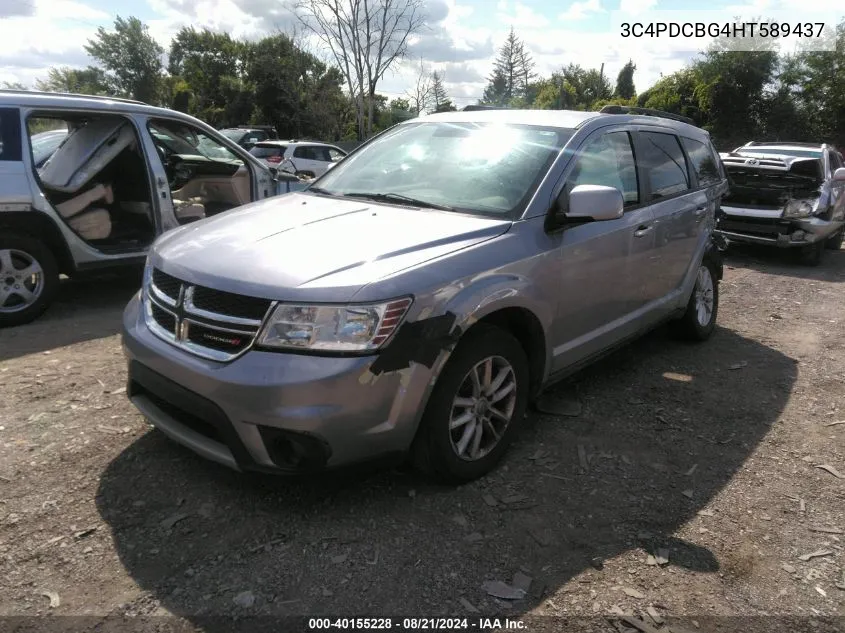 2017 Dodge Journey Sxt VIN: 3C4PDCBG4HT589437 Lot: 40155228