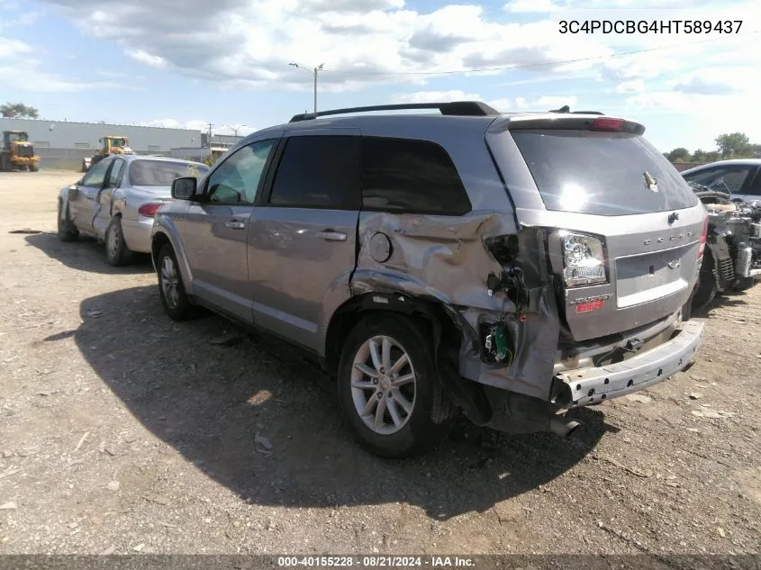 2017 Dodge Journey Sxt VIN: 3C4PDCBG4HT589437 Lot: 40155228