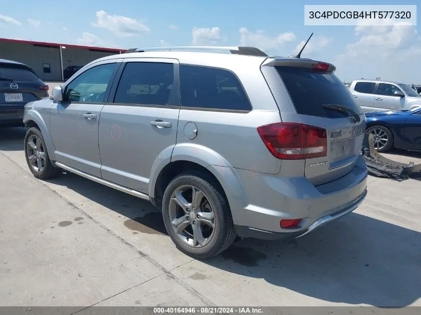 2017 Dodge Journey Crossroad VIN: 3C4PDCGB4HT577320 Lot: 40164946