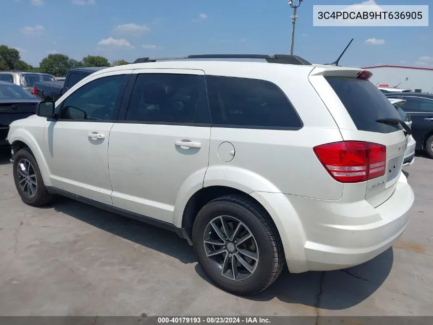 3C4PDCAB9HT636905 2017 Dodge Journey Se