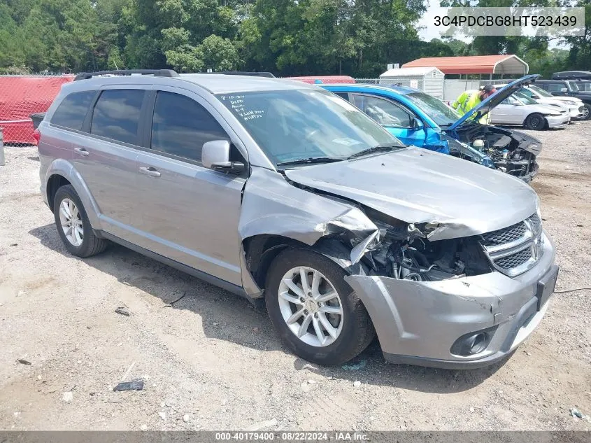 2017 Dodge Journey Sxt VIN: 3C4PDCBG8HT523439 Lot: 40179400