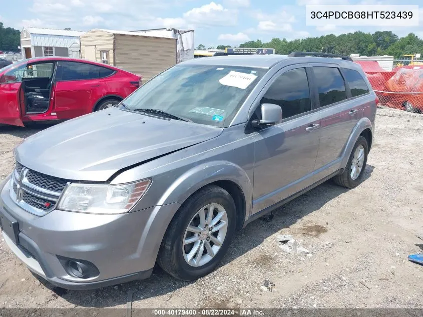 2017 Dodge Journey Sxt VIN: 3C4PDCBG8HT523439 Lot: 40179400