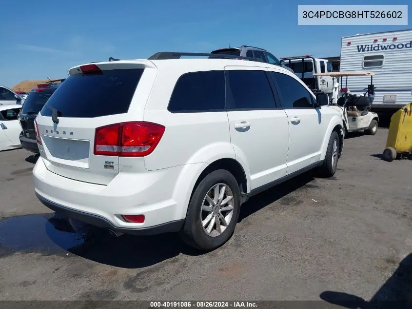 3C4PDCBG8HT526602 2017 Dodge Journey Sxt