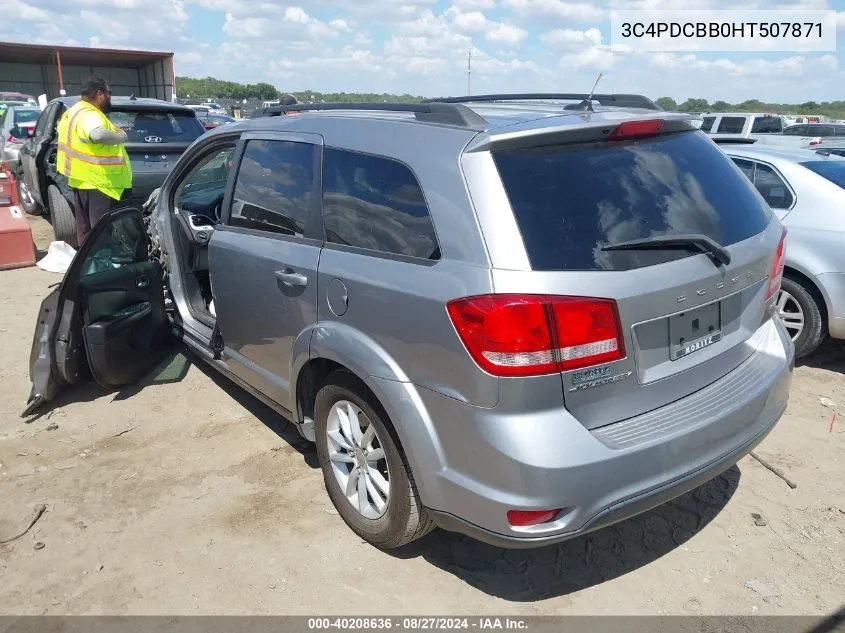 3C4PDCBB0HT507871 2017 Dodge Journey Sxt