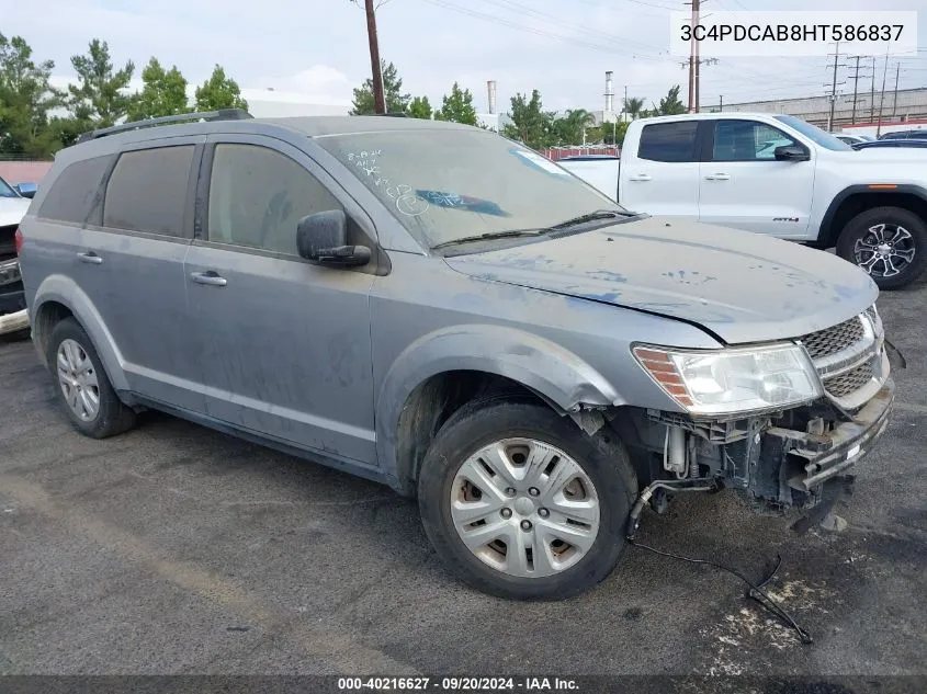 3C4PDCAB8HT586837 2017 Dodge Journey Se