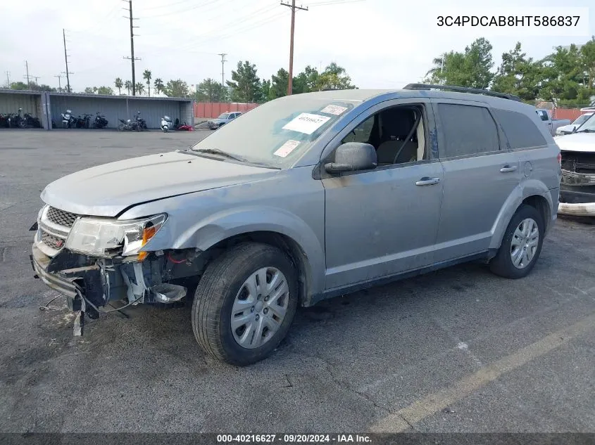 3C4PDCAB8HT586837 2017 Dodge Journey Se