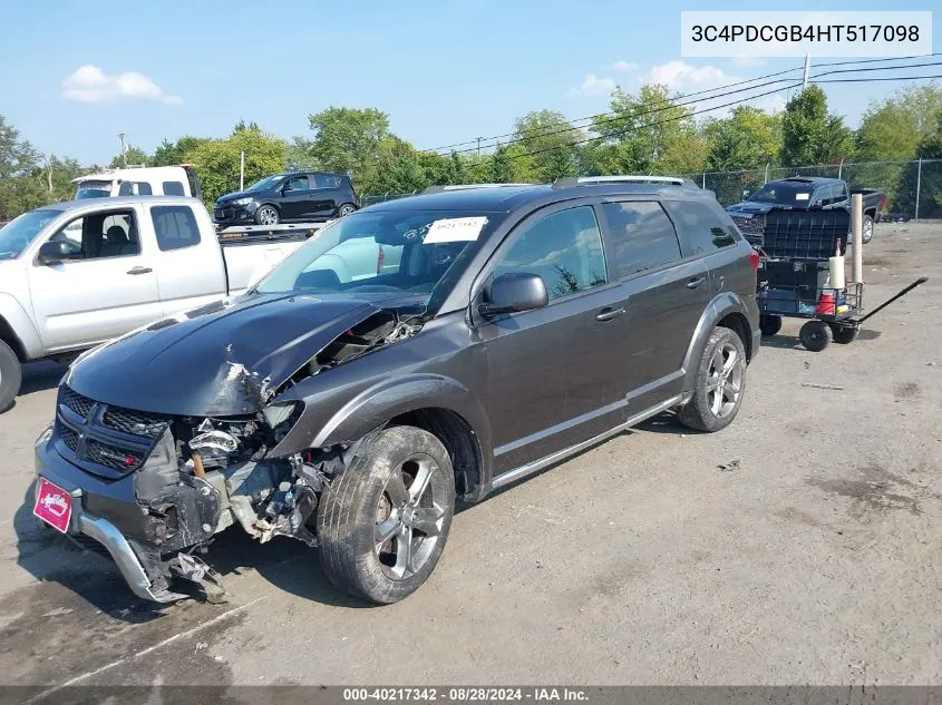 3C4PDCGB4HT517098 2017 Dodge Journey Crossroad Plus