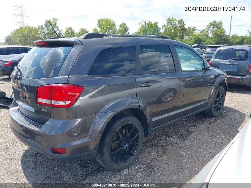 3C4PDDEG3HT704174 2017 Dodge Journey Gt Awd