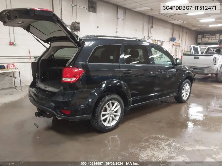 3C4PDDBG7HT512471 2017 Dodge Journey Sxt Awd