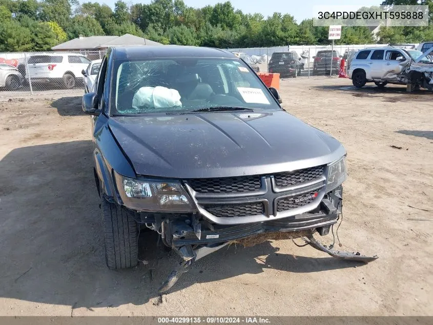 2017 Dodge Journey Gt VIN: 3C4PDDEGXHT595888 Lot: 40299135