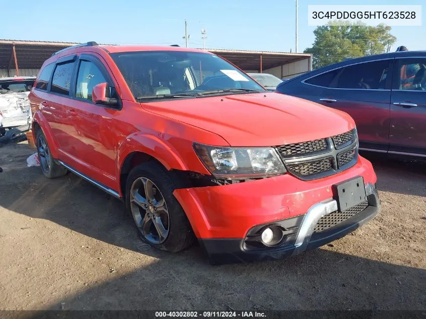 2017 Dodge Journey Crossroad Plus Awd VIN: 3C4PDDGG5HT623528 Lot: 40302802