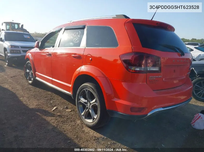 2017 Dodge Journey Crossroad Plus Awd VIN: 3C4PDDGG5HT623528 Lot: 40302802