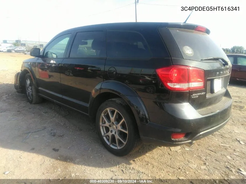 2017 Dodge Journey Gt VIN: 3C4PDDEG5HT616341 Lot: 40309230