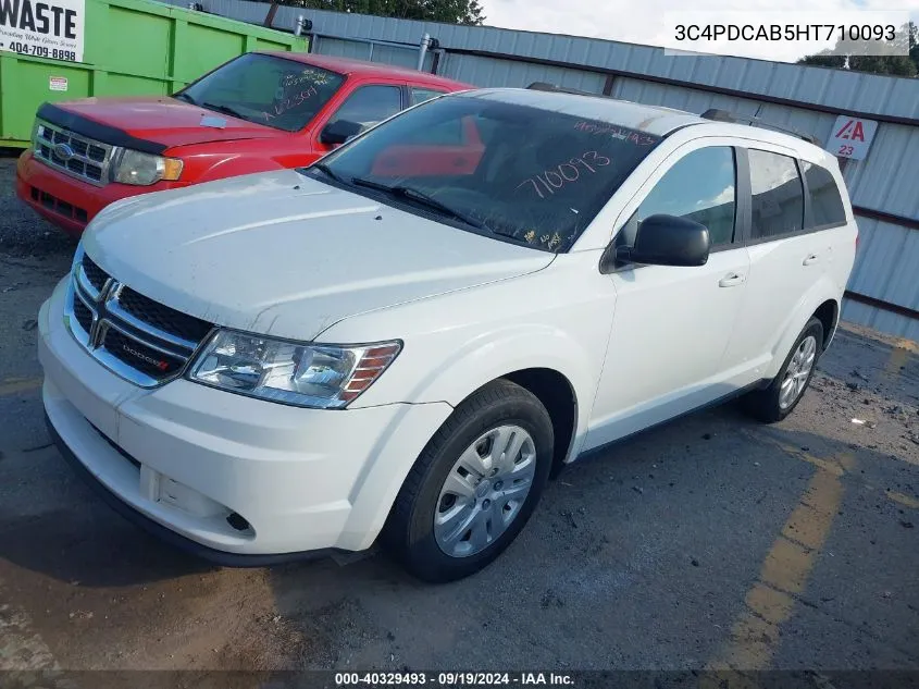 3C4PDCAB5HT710093 2017 Dodge Journey Se