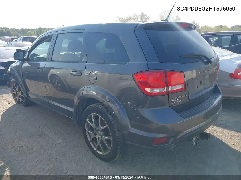 2017 Dodge Journey Gt Awd VIN: 3C4PDDEG2HT596050 Lot: 40334916