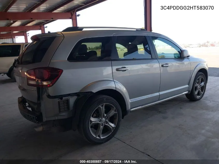 2017 Dodge Journey Crossroad Plus Awd VIN: 3C4PDDGG2HT583070 Lot: 40350857