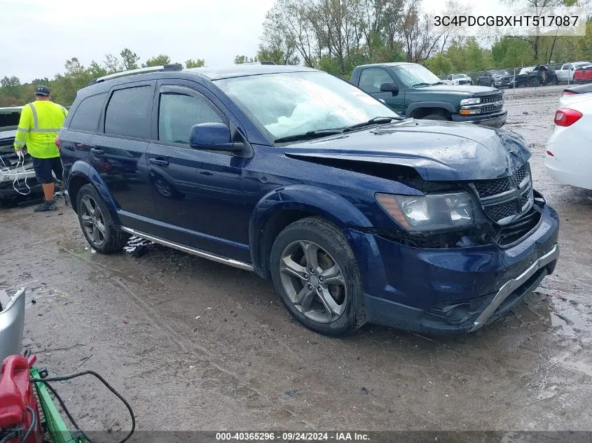 2017 Dodge Journey Crossroad Plus VIN: 3C4PDCGBXHT517087 Lot: 40365296