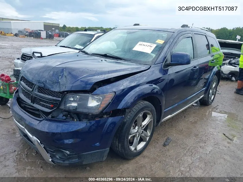 2017 Dodge Journey Crossroad Plus VIN: 3C4PDCGBXHT517087 Lot: 40365296