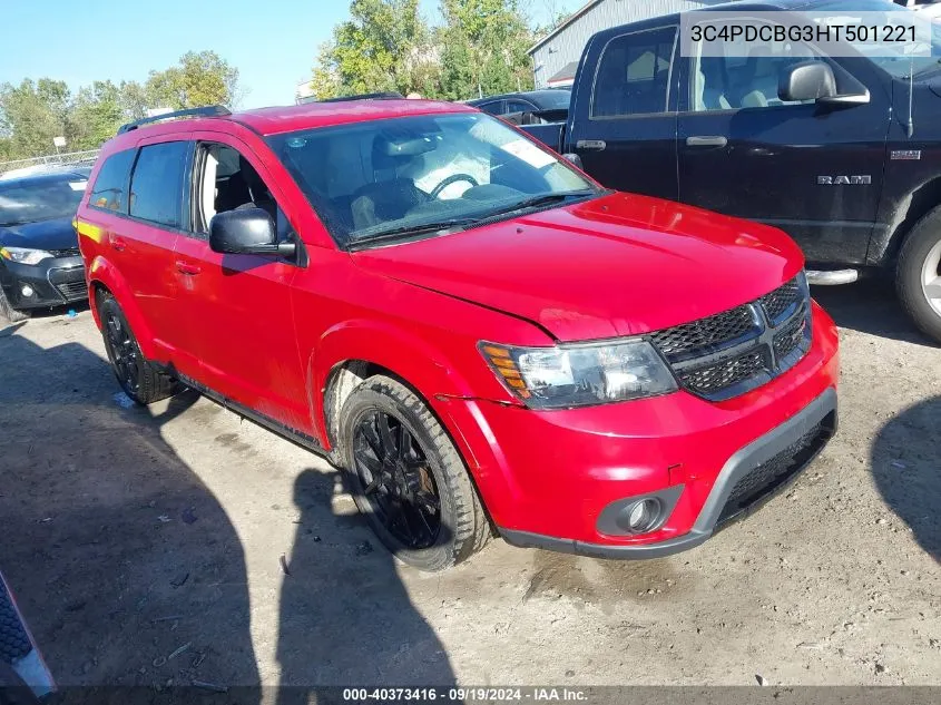 2017 Dodge Journey Sxt VIN: 3C4PDCBG3HT501221 Lot: 40373416