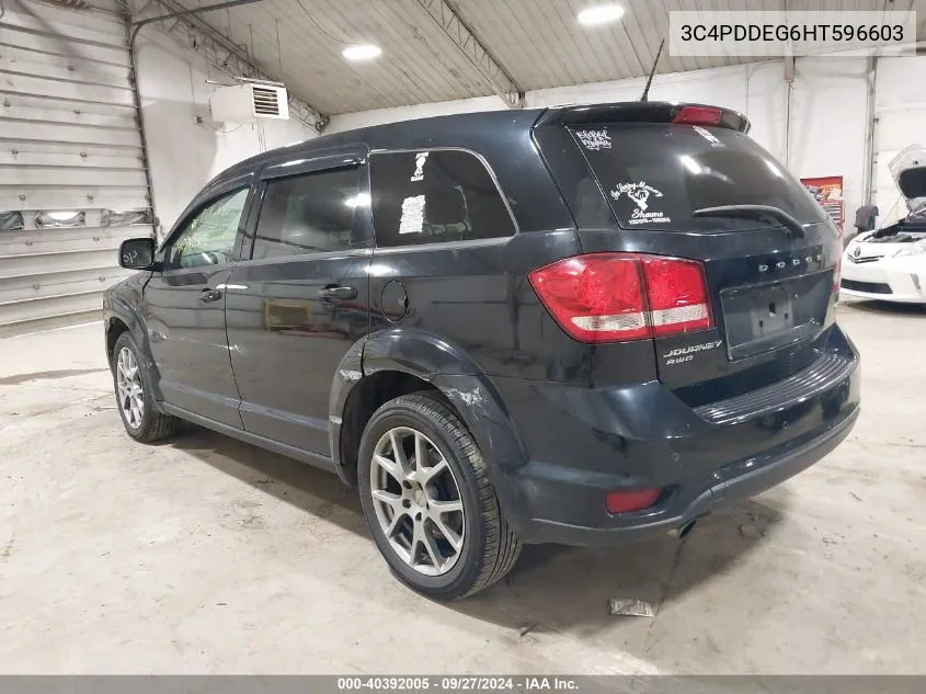 2017 Dodge Journey Gt Awd VIN: 3C4PDDEG6HT596603 Lot: 40392005